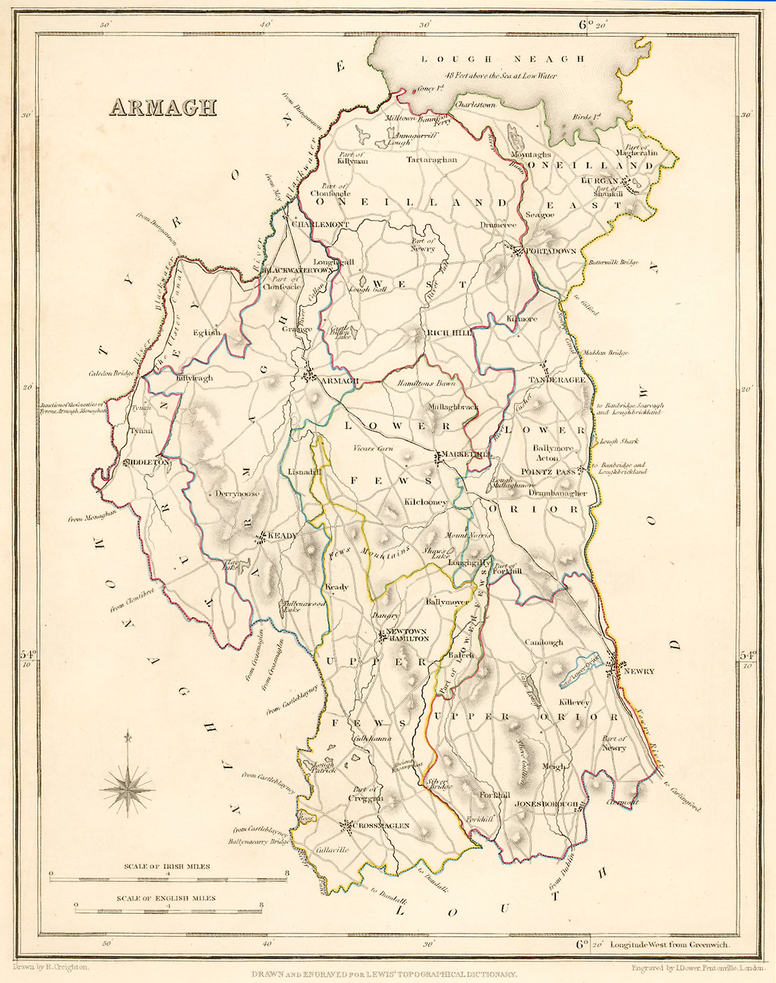 Map Of Co Armagh